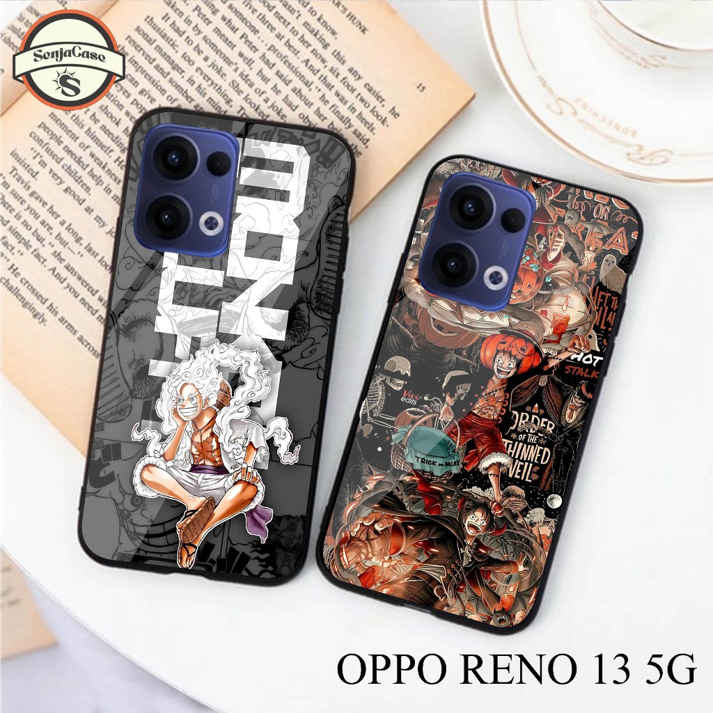 HP SENJACASE SOFTCASE GLASS TYPE 0PP0 RENO 13 5G ใหม่ล่าสุด - Silicone - เคสเคลือบเงา - เคส - ล่าสุด