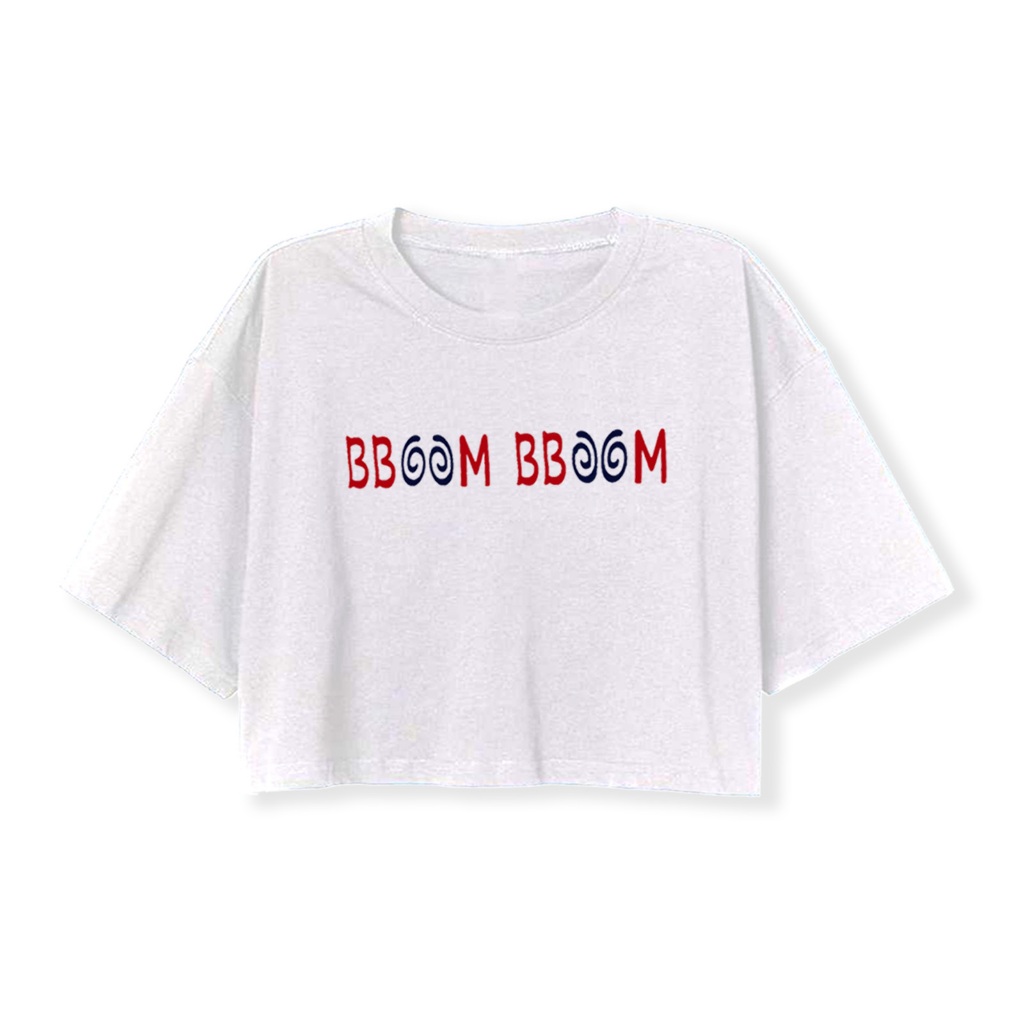 เสื้อครอปโอเวอร์ไซส์ Viral Bboom Teenage Girls 7-14 Years Fashion Clothing
