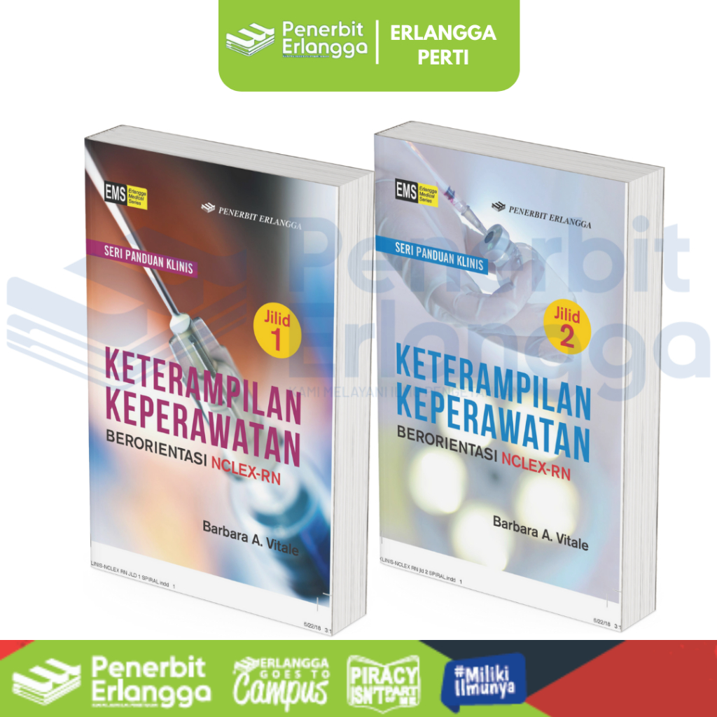 [Erlangga] หนังสืออ้างอิงนักเรียน: NCLEX-RN Identity Nursing เล่ม 1 & 2 - Barbara A. ไวเต