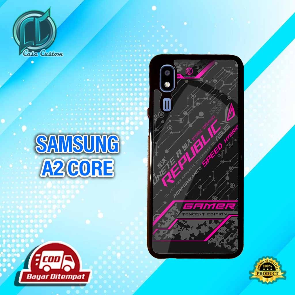 เคส HP SAMSUNG A2 CORE ใช้งานได้สําหรับโทรศัพท์ทุกประเภท ยัง _เคสเงาล่าสุด _เคสแบบกําหนดเอง_ฮาร์ดเคส