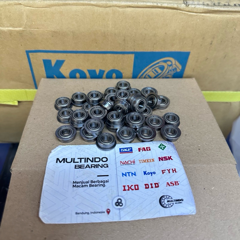 หน้าแปลนแบริ่ง F 686 ZZ F686 ZZ 6 3, 13, 5 MM KBI ORIGINAL