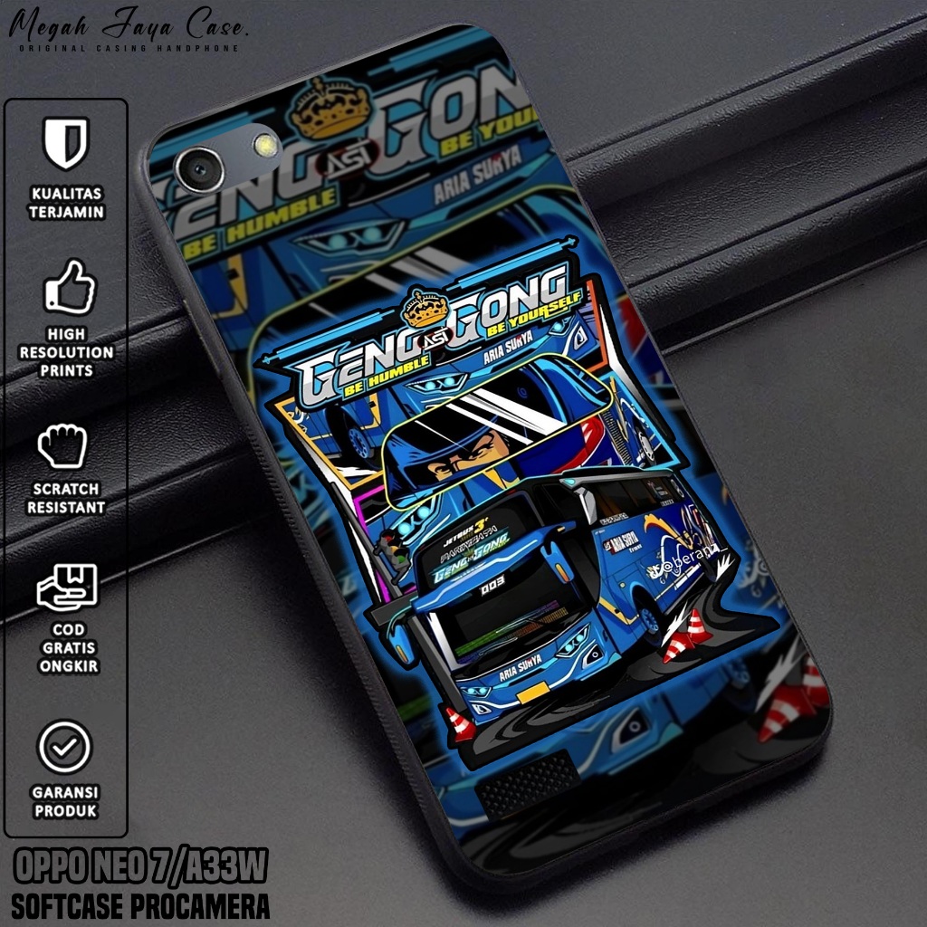 HP OPPO NEO 7 / OPPO A33W Softcase - OPPO NEO 7 / OPPO A33W Case TELOLET BUS Motif - OPPO A33W Phone