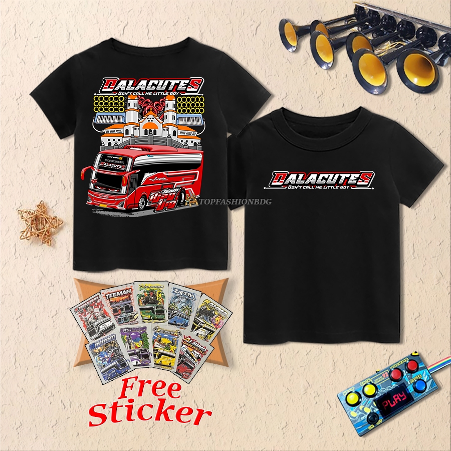 DALACUTES Jetbus 5 Bus เสื้อยืด, Bus Mania Vector เสื้อสําหรับเด็กผู้ชาย, Tellet Bus 1-17 ปี
