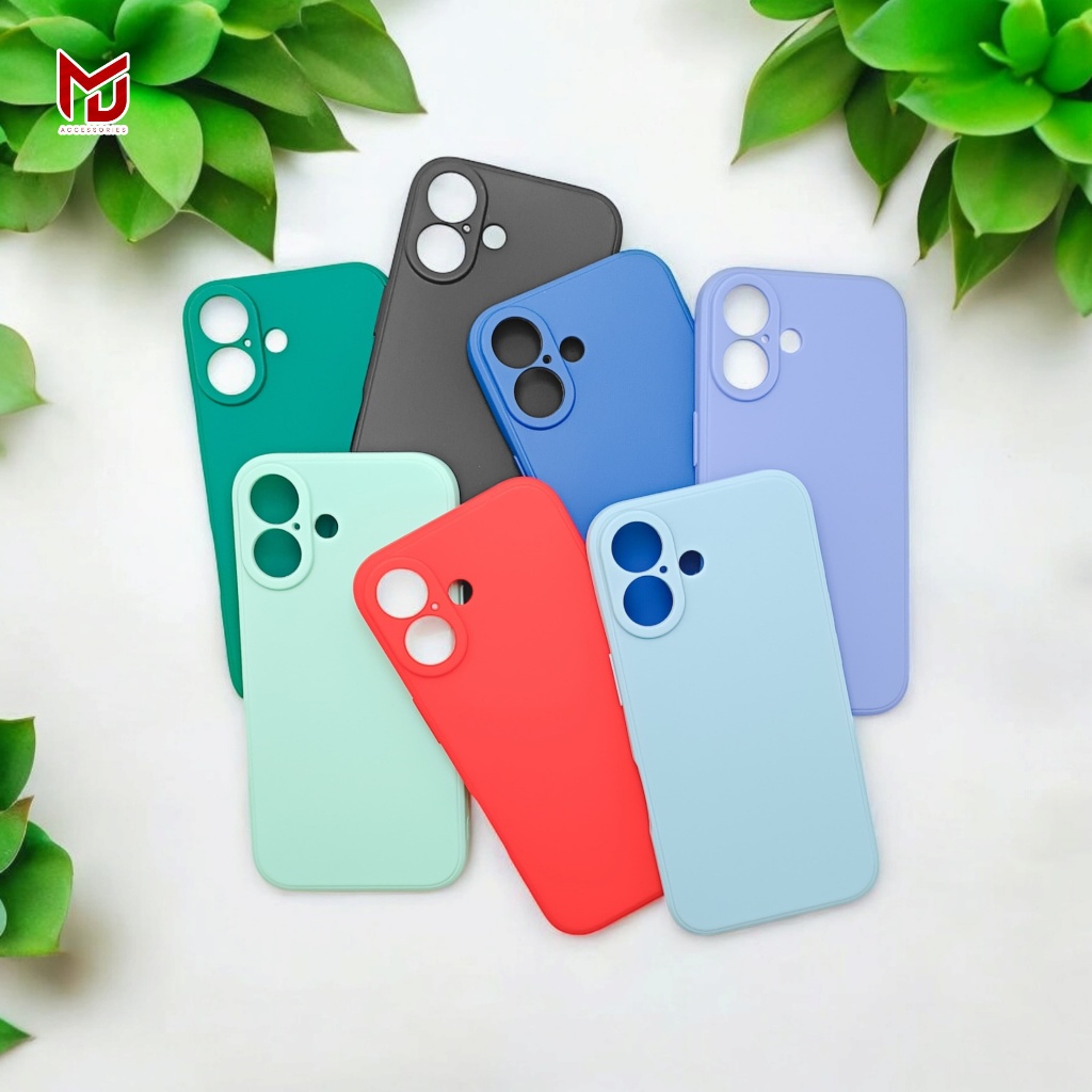 Softcase Vogue NC เคสซิลิโคน Candy Case Casing Elastic Velvet Anti-Fungus iPh0ne 16 -MJ-