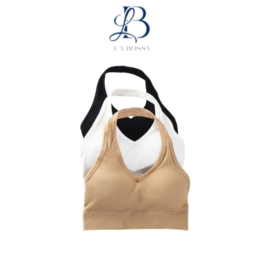 La Bossy แฟชั่น Tanktop ผู้หญิง Bra แฟชั่น Tengtop Bh ไม่มีลวดชุดชั้นในเซ็กซี่ BR911