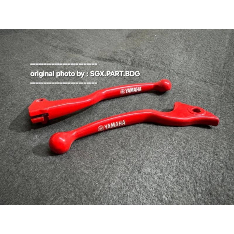 Mio SPORTY SOUL FINO RED GLOSSY LASER PRINTING YAMAHA เบรคมือจับ DOESNT FADE