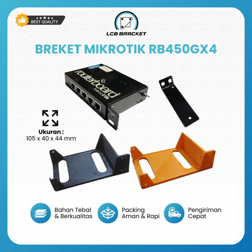 MIKROTIK MicroTik Bracket RB450GX4 Routerboard LCB Bracket Rackmount ที่วางแผ่นเหล็กโมเด็ม