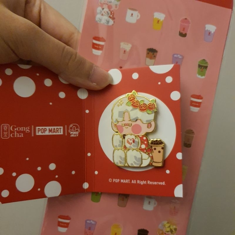 Gong Cha x Pino Jelly Series Pin
