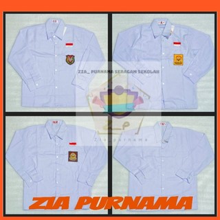 Kemeja Panjang Putih BED BORDIR SD/SMP/SMA/POLOS