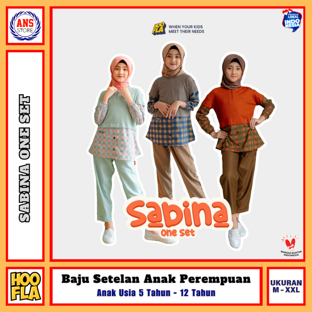 Hoofla SABINA ONE SET ล่าสุดชุดเด็กผู้หญิงตุ๊กตาน่ารักแบรนด์ HooflaKids