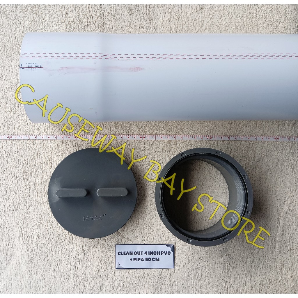 CLEAN OUT 4 นิ้ว PVC + 50 ซม. PIPE