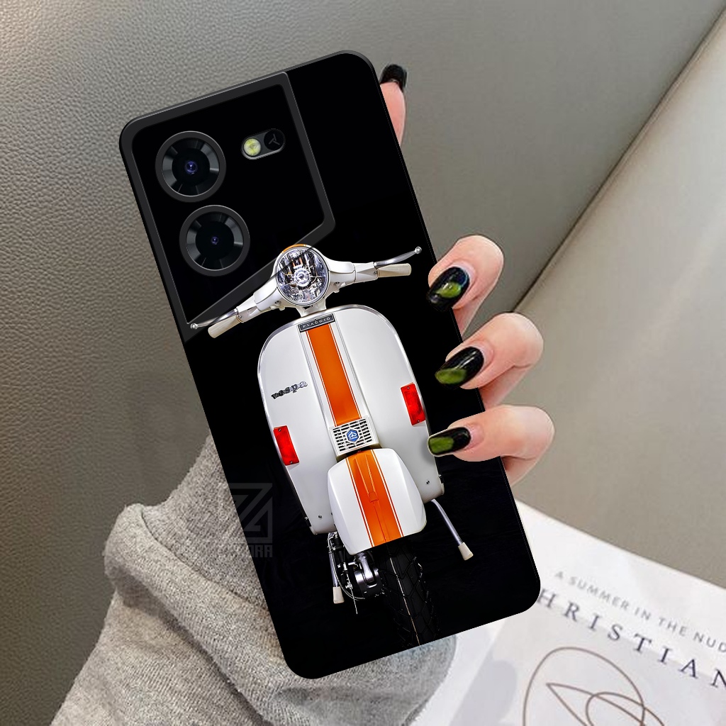 เคส HP Tecno Pova 5 - เคสแฟชั่น Vespa - ZELORA - Tecno Pova 5 Softcase - เคส Tecno Pova 5 - เคส Tecn