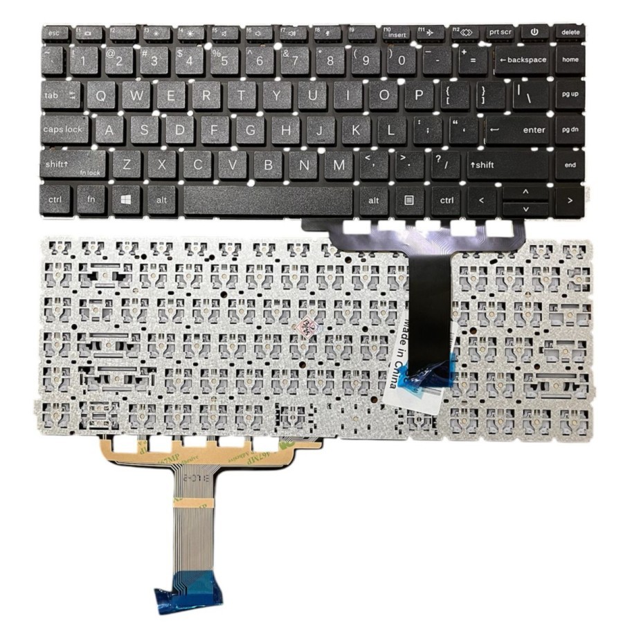 HP ProBook 440 G8, 445 G8, 445R G8 แป้นพิมพ์แล็ปท็อปแบบไม่มีแบ็คไลท์
