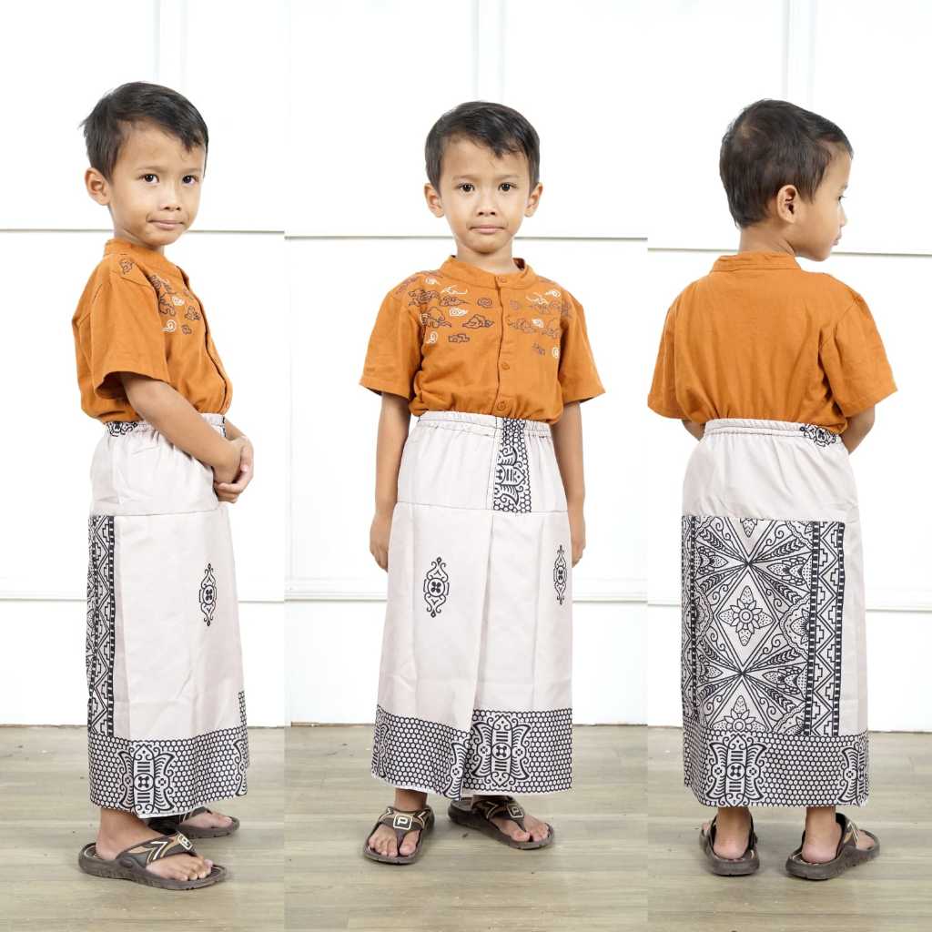 ผ้าซิ่นสําเร็จรูปสําหรับเด็กผู้ชาย พรีเมี่ยม รุ่น เชือกรูด