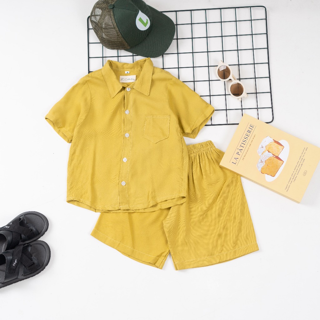 KEMEJA JOYBOY KIDS RAYON SHIRT SET ชุดกางเกงแฟชั่น