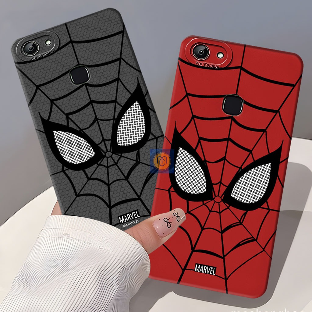 Vivo V7 Plus / V5 Plus / V9 / Vivo Z1 Pro Fashion Case Face Spiderman Cool Case Softcase Procamera