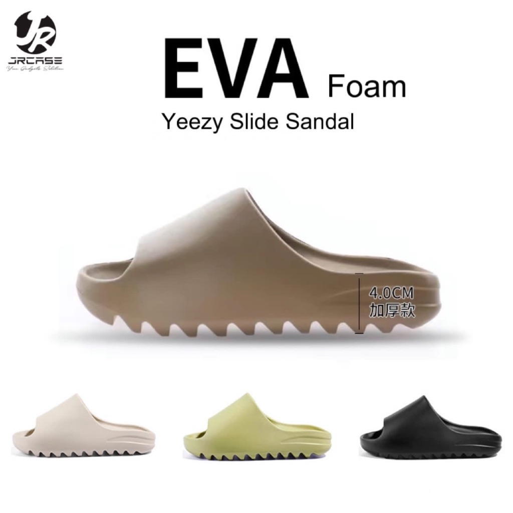 Yeezy Unisex Eva Ye Foam Kanye West Adidas รองเท้าแตะสไลด์ขนาด 36 37 38 39 40 41 42 43 44 45 Plain C
