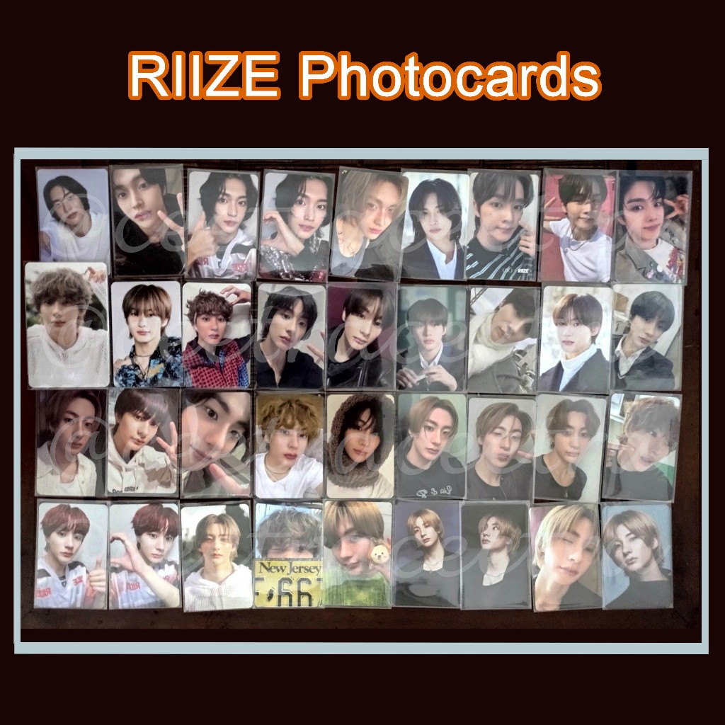 จอง Photocard Riize Anton Wonbin Sungchan Shotaro Eunseok Sohee
