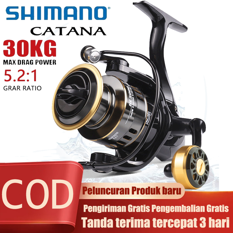 Mesin Shimano รอกตกปลาน้ําเค็ม รอกตกปลา เครื่องตกปลา เครื่องก้าน HE1000-7000 รอกสปินนิ่ง