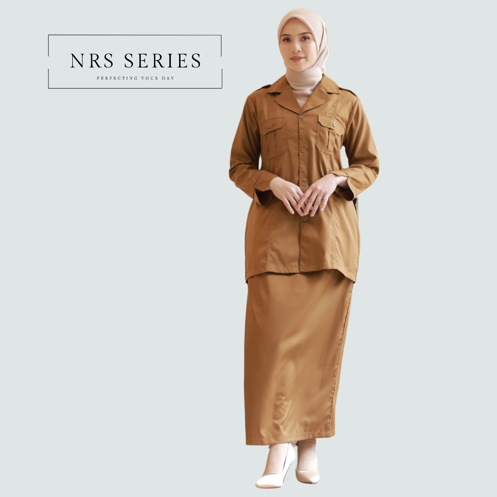 NRS Series - เสื้อ PDH ผู้หญิง ชุดสีกากีข้าราชการ