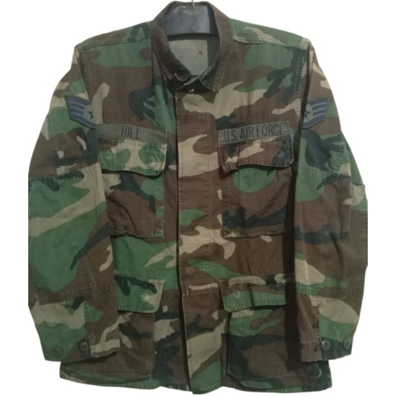 BDU Woodland Us Army USAF (แพทช์ในตัว)
Size: X-Small Short (50x66)
สภาพ : ดี