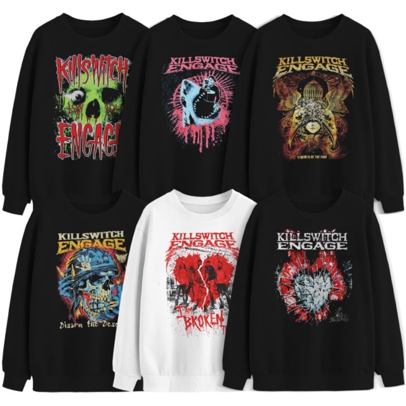 KILLSWITCH ENGAGE Band Crewneck เสื้อกันหนาว Unisex Distro เสื้อกันหนาว