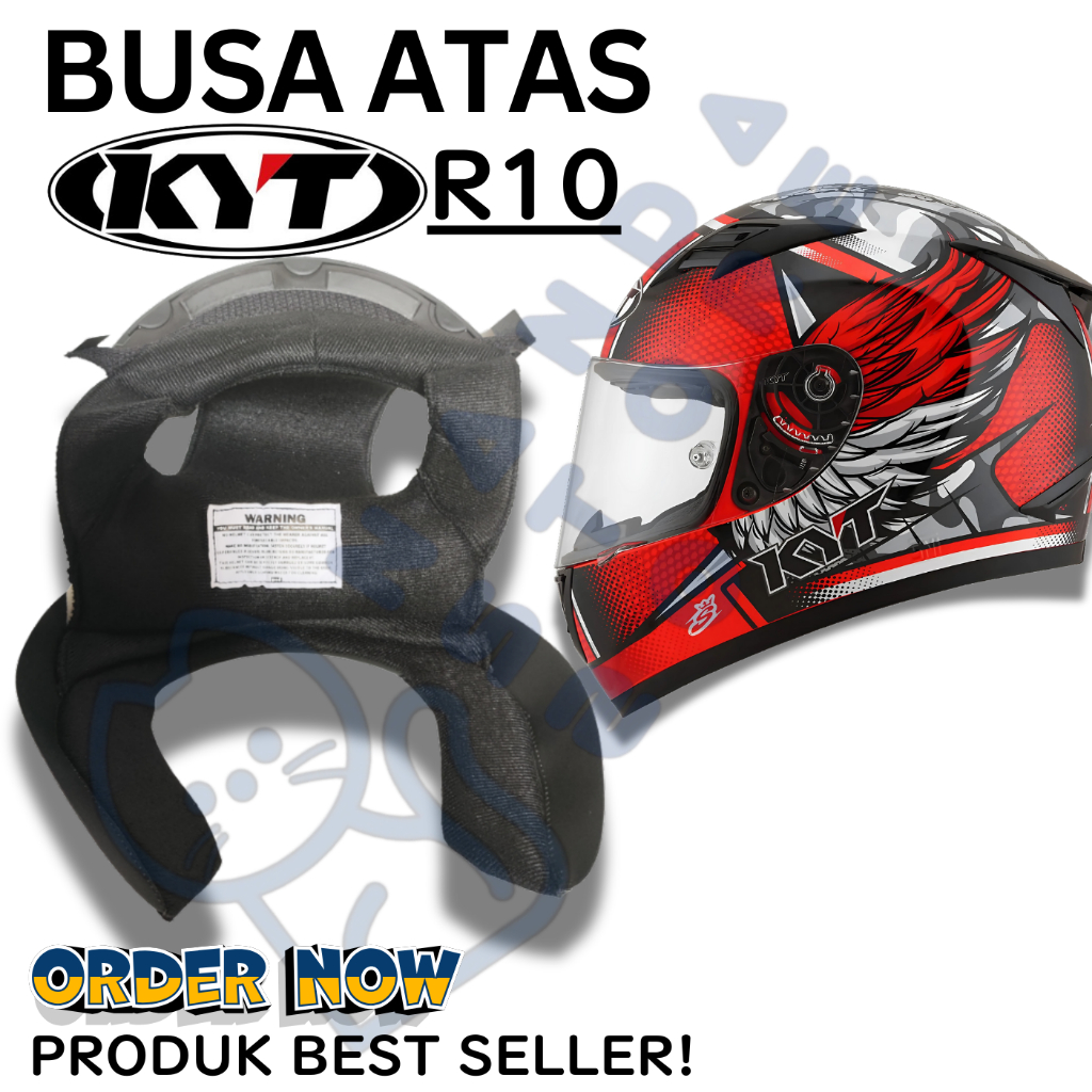 โฟมหัวหมวกกันน็อค KYT R10 | หมวกกันน็อค Crownpad kyt R10 ทุกขนาด