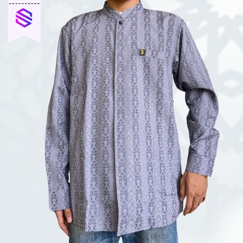 Kemko jaguar เสื้อเชิ้ตแขนยาวผู้ชายล่าสุดลาย kemko jaguar ลายนูน