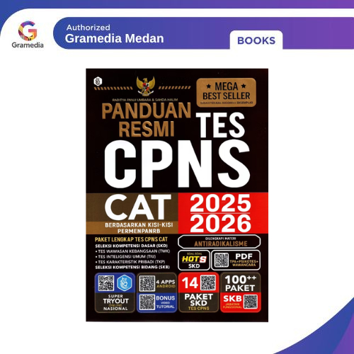 Gramedia Medan - คู่มืออย่างเป็นทางการกับ CPNS CAT Test 2025/2026