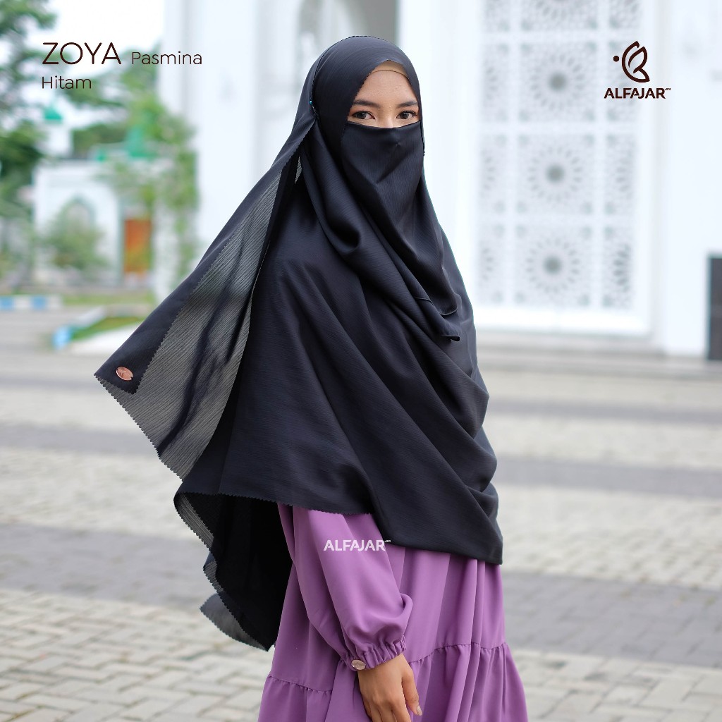 Alfajar - ZOYA Muslimah Syri Silk premium Pashmina Khimar Hijab