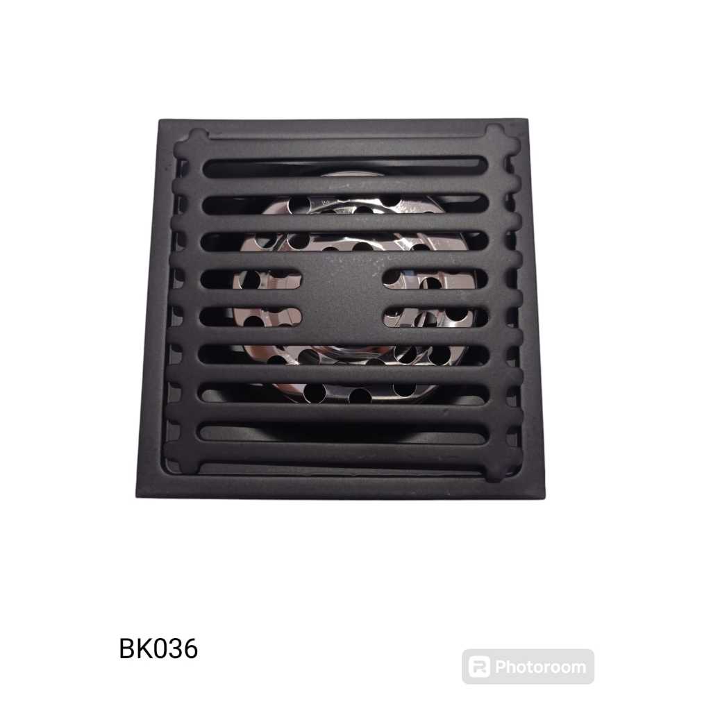 BK036 FLOOR DRAIN STAINLESS BLACK/BLACK LINE SEWER FILTER