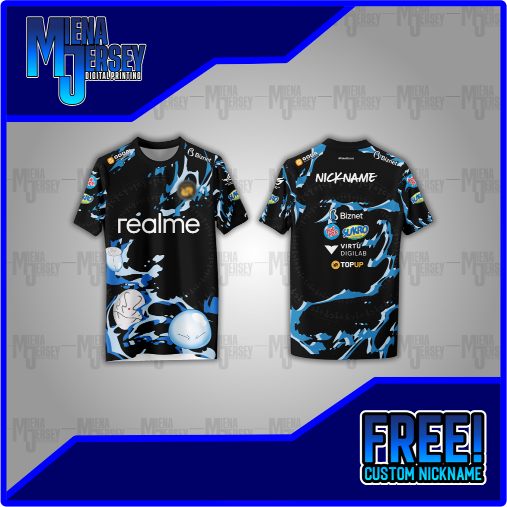 RRQ JERSEY / RRQ CLOTHES / เสื้อยืด RRQ / LAST GAMMING ฟรี CUSTOM NICK NAME