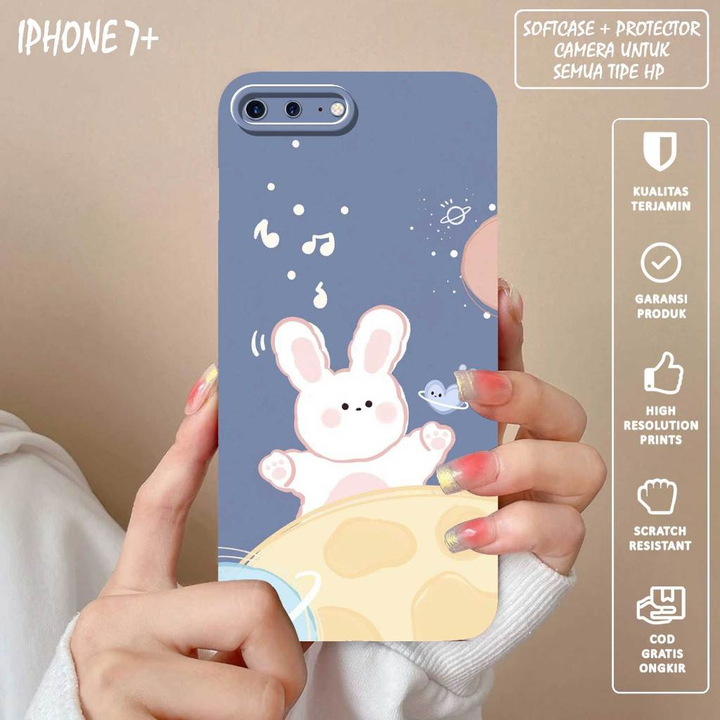 กล้อง SOFTCASE PRO AESTHETIC CARTOON PICTURE สําหรับ IPHONE 7+ -
