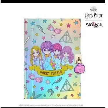 กระดาษโน้ต Harry potter smiggle สมุดบันทึกต้นฉบับใหม่