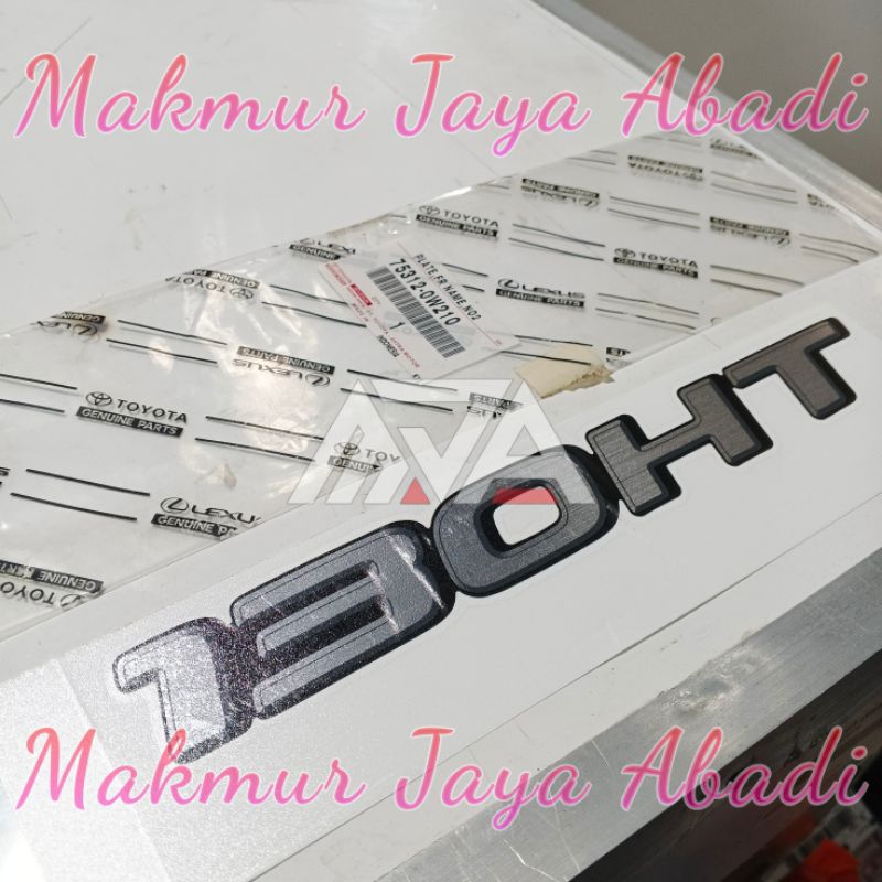 สติ๊กเกอร์โลโก้ EMBLEM 130HT 75312-0W210 ต้นฉบับ