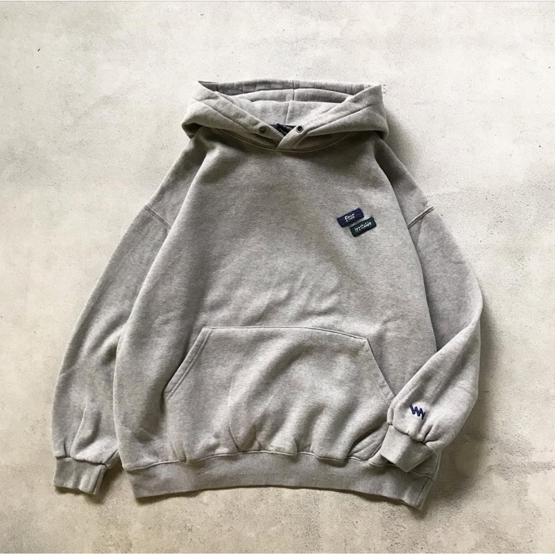 เสื้อฮู้ด Wvproject สีเทา