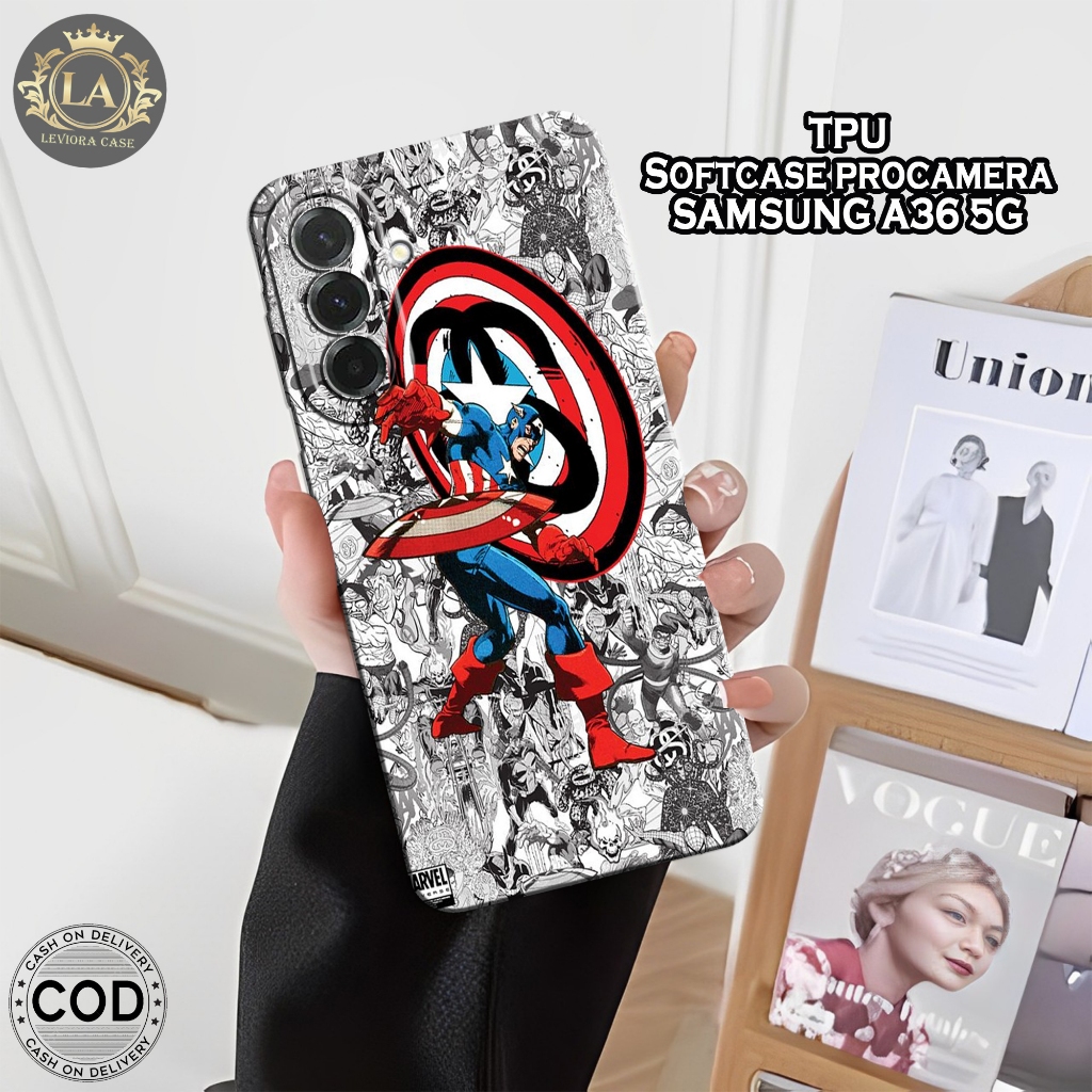 HP เคส SAMSUNG A36 5G ใหม่ล่าสุด - เคส Leviora Spiderman - เคสแฟชั่น - เคส Samsung A36 5G Softcase -