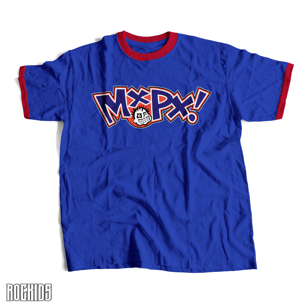 Mxpx เสื้อยืดผู้ใหญ่และเด็ก - ลาย ringer - เสื้อยืดลาย mxpx