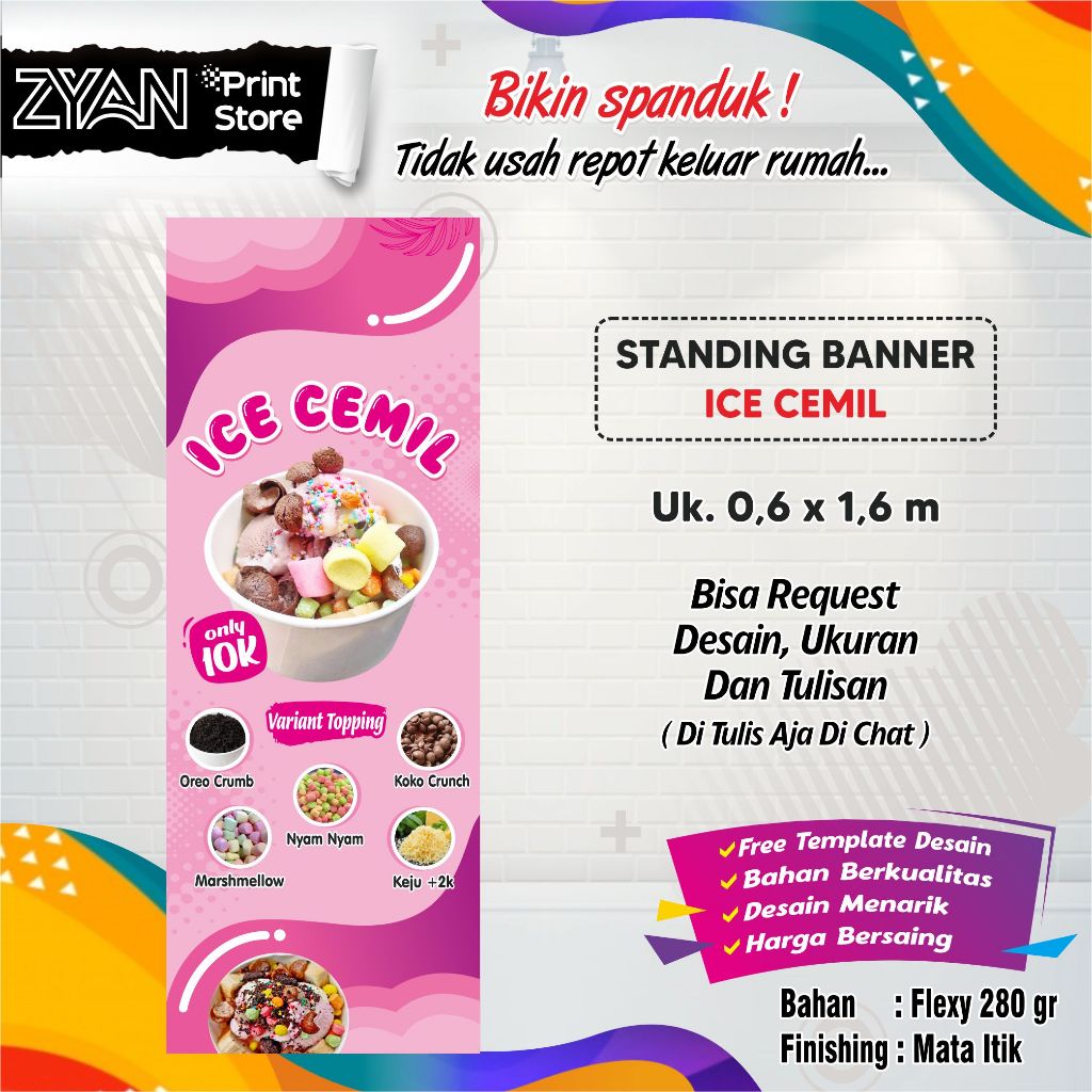 ICE SNACK BANNER, ICE MAMBO