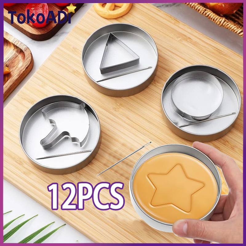 12PCS เกมปลาหมึกสไตล์ Dalgona Candy Molds / Dalgona Candy Molds Bts แม่พิมพ์ / คุกกี้ตัดแหวน