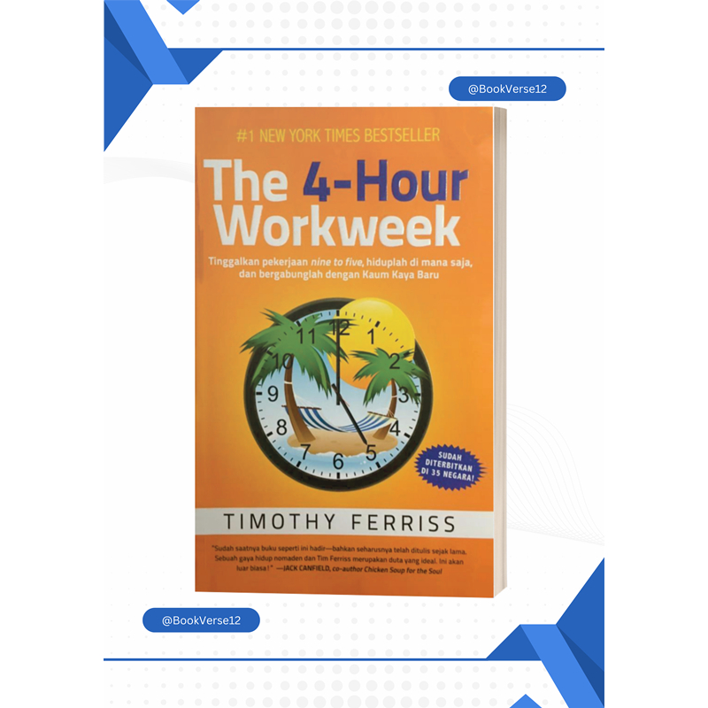 [ฟรี BUBLE WRAP] หนังสือ The 4 Hour Work Week - ชิงช้าสวรรค์ Timothy ฉบับอินโดนีเซียและอังกฤษ