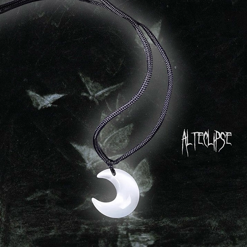 สร้อยคอพร้อมจี้หินมูนสโตน eclipse Alteclipse