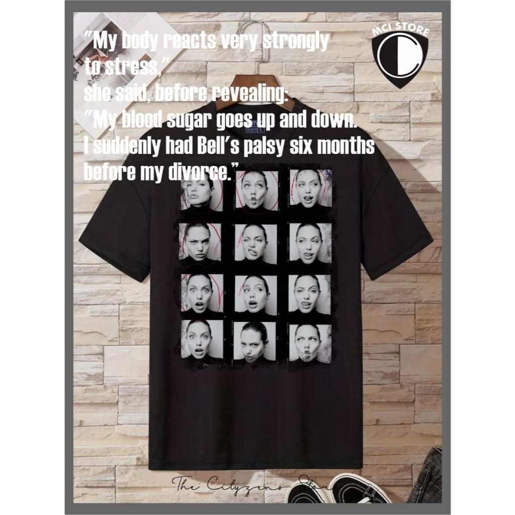 เสื้อยืด Angelina Jolie Eps 2 ชาย/หญิง