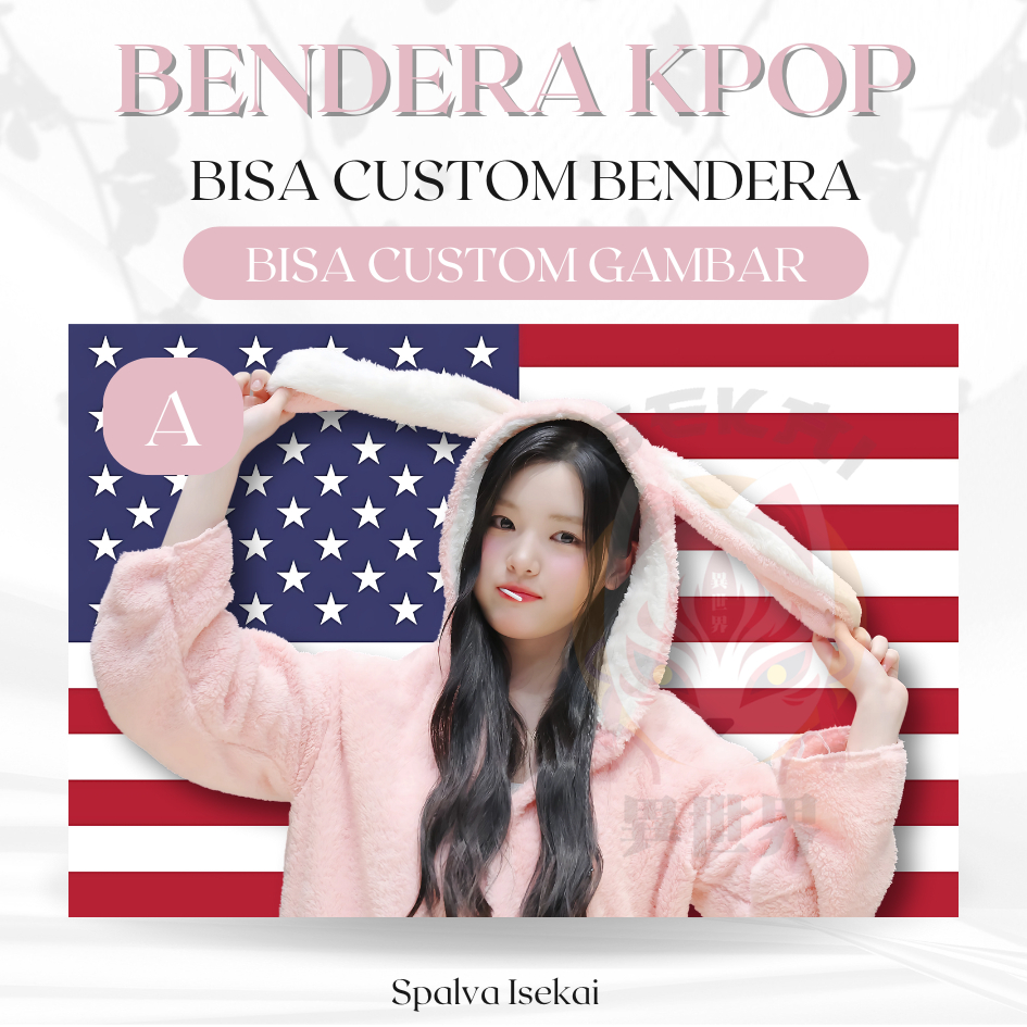 KPOP YUHA H2H HEARTS2HEARTS Flag / KPOP Flag / KPOP AMERICA Flag / KPOP Tapestry / Kpop Tapestry