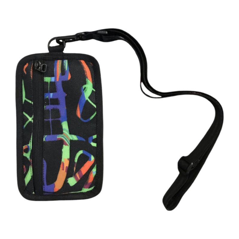 HP กระเป๋าใส่กระเป๋าสตางค์แบบแขวน pvs motif กระเป๋าใส่โทรศัพท์มือถือแบบคล้องคอแบบสัมผัสสําหรับผู้ชาย