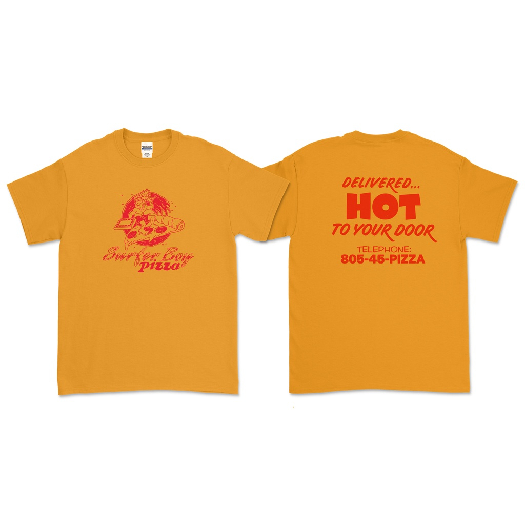 SURFER BOY PIZZA - เสื้อยืด STRANGER THINGS (FRONT BACK)