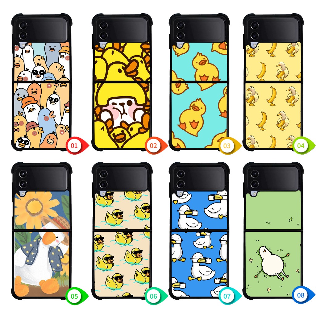 เคสสั่งทํา Samsung Z Fold 7 6 5 4 3 , Z Flip 7 6 5 4 3 SE DUCK DL00023