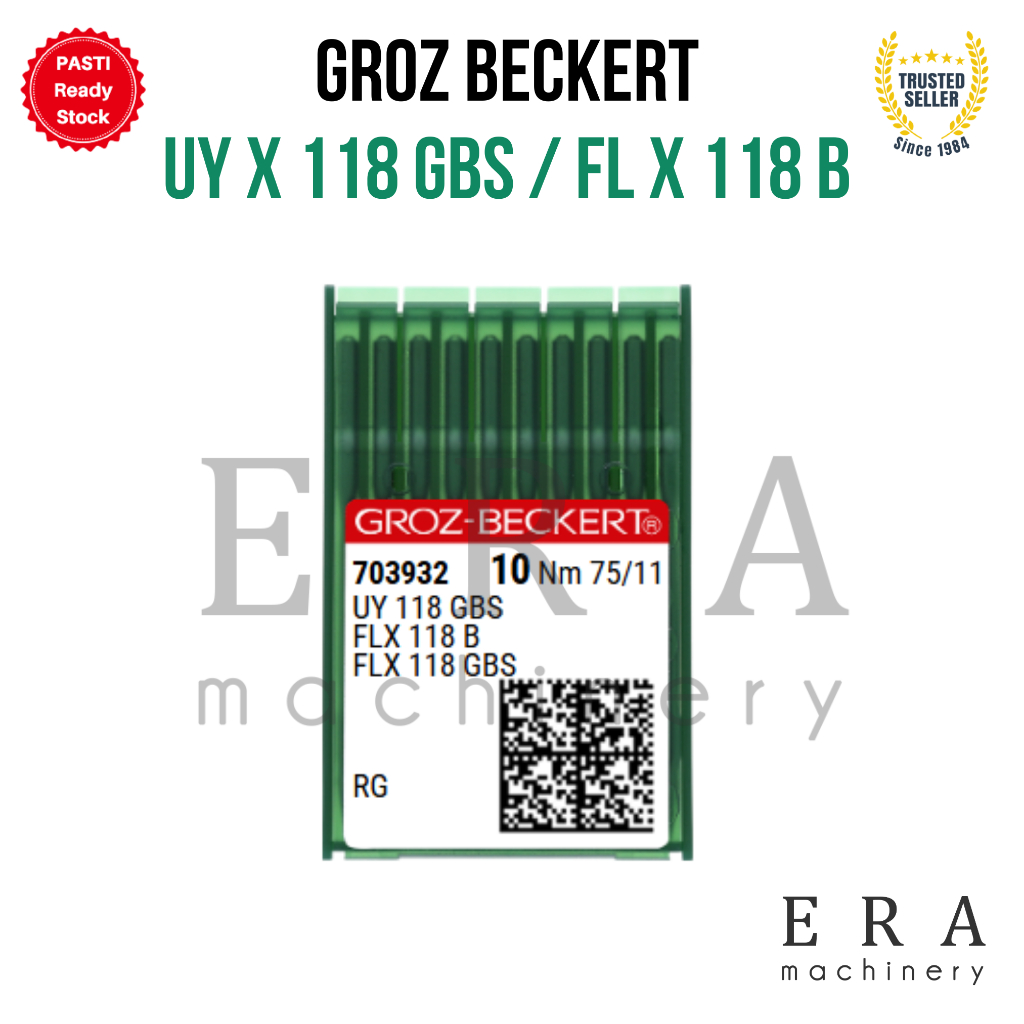 FLx118GBS UYx118GBS Groz Beckert เข็มต้นฉบับเยอรมัน GB UY x 118 GBS FL x 118 B เย็บ flatseam derampo