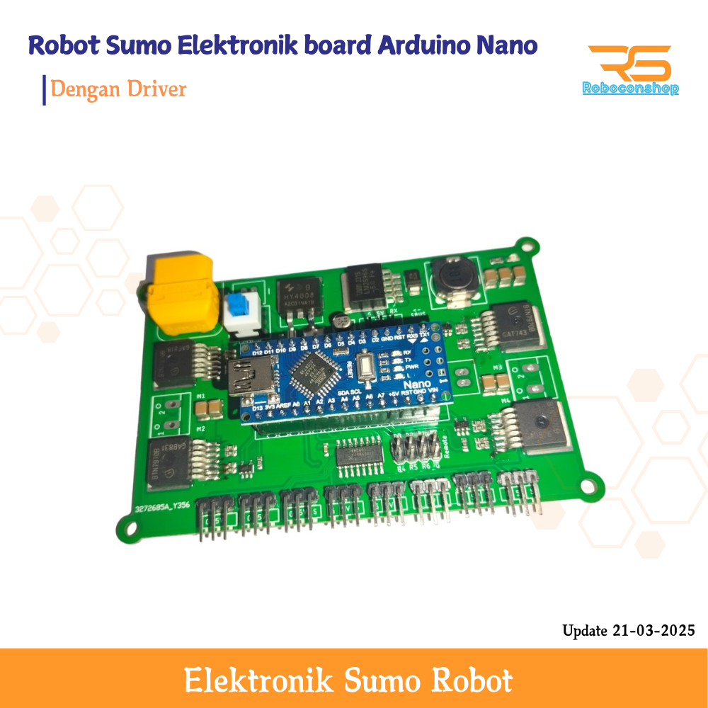 Sumo Robot กระดานอิเล็กทรอนิกส์ Arduino Nano Motor Driver