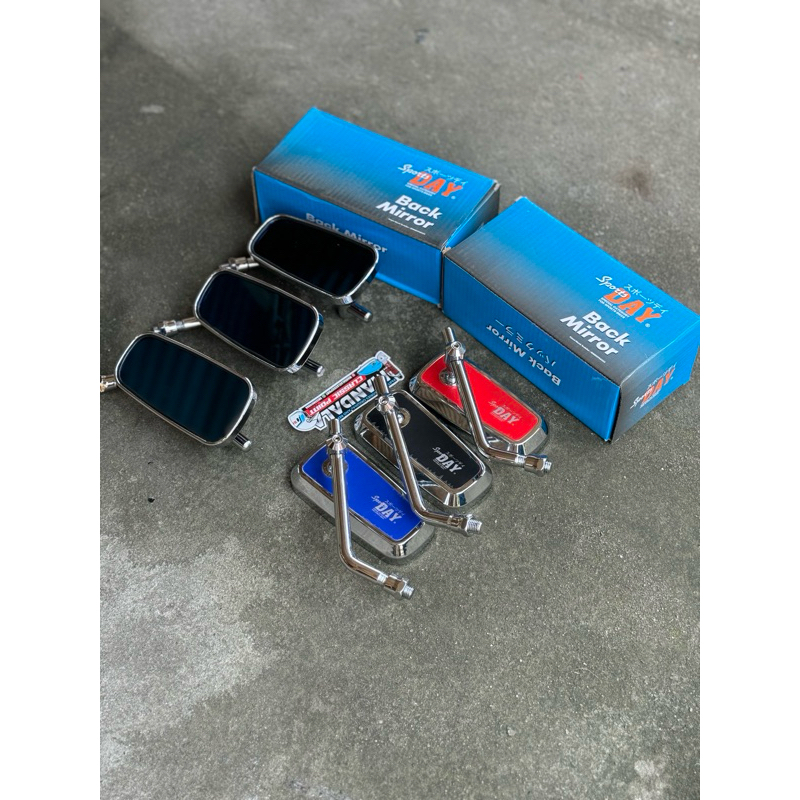 H2c Day new sports Day Blue Glass Square Mirror